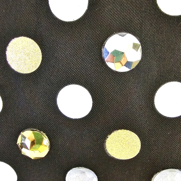 Bling Laptop messenger polka dots book shoulder crossbody bag - Picture 7 of 12